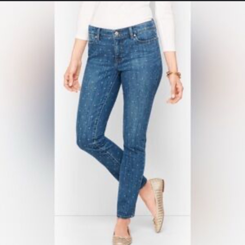 Talbots Blue Skinny Jeans Modern Fit